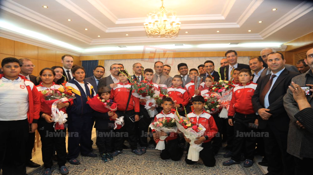   Les champions du rugby de Jammel attérissent à l'aéroport de Monastir Habib Bourguiba