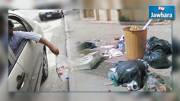 Jeter des déchets sur la voie publique peut coûter jusqu’à 1000 dinars d’amende