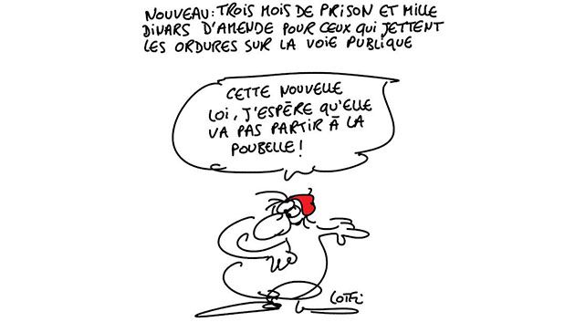 Caricature du jeudi 24 mars 2016