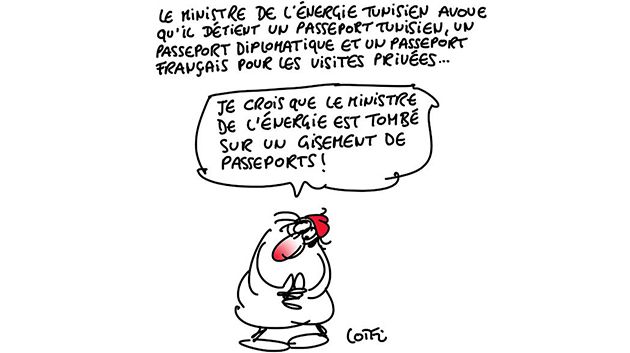 Caricature du lundi 4 Avril 2016