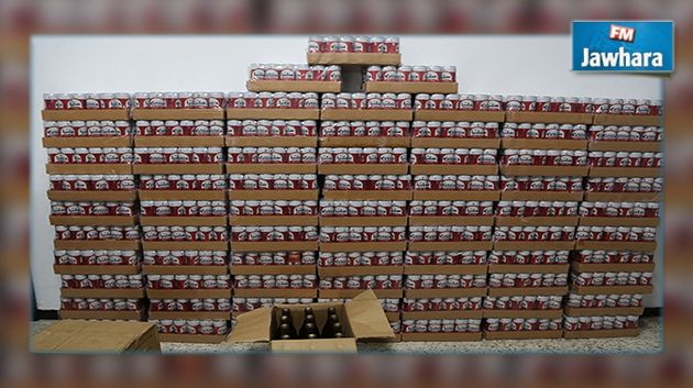 Sousse : Saisie d'une importante quantité de boissons alcoolisées