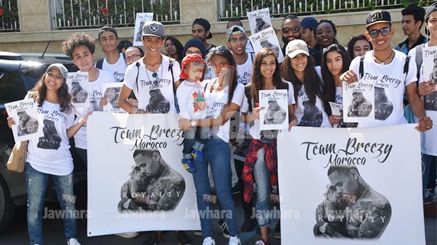 Mawazine 2016 : Le fan club de Chris Brown fait le show à la Villa des Arts