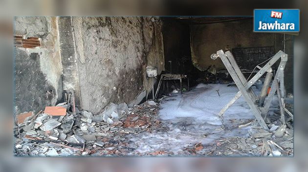 Djerba : Un incendie dans un atelier mécanique contenant de l'essence de contrebande