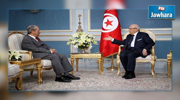 Béji Caïd Essebsi s'entretient avec le président de l'ARP