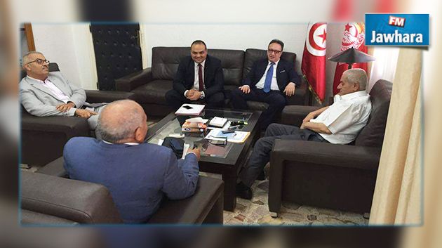 Réunion entre Houcine Abbassi et Hafedh Caïd Essebsi
