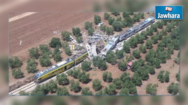 Italie : Une dizaine de morts dans une collision de trains