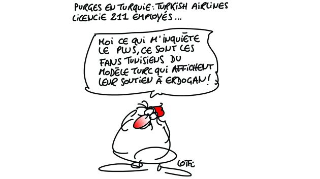 Caricature du mardi 26 juillet 2016