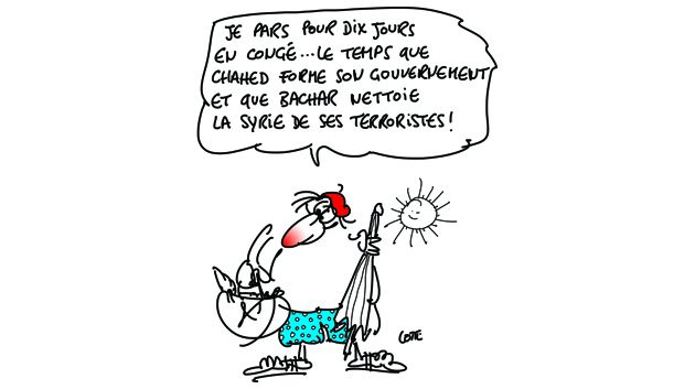 Caricature du mercredi 10 août 2016