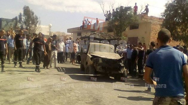 Les images de l'accident mortel de Foussana à Kasserine