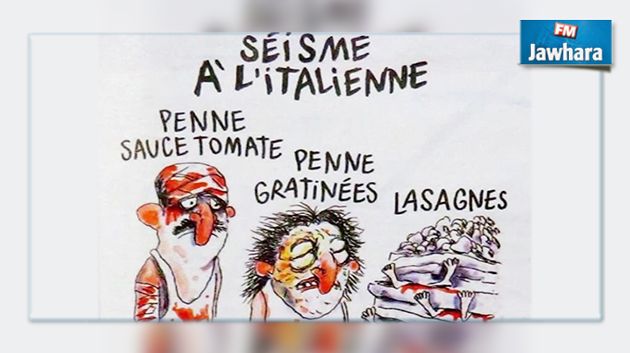 Charlie Hebdo s'attire les foudres de l'Italie