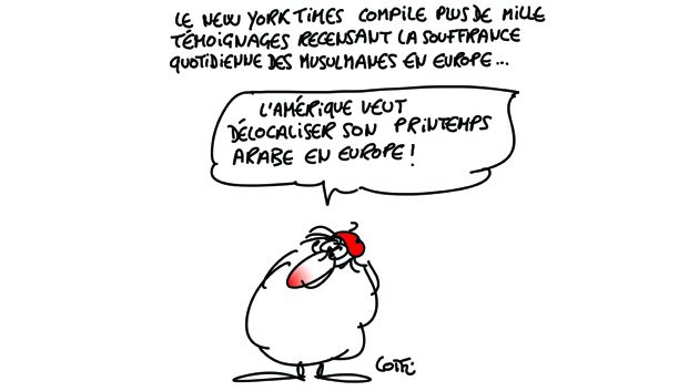 Caricature du dimanche 4 septembre 2016