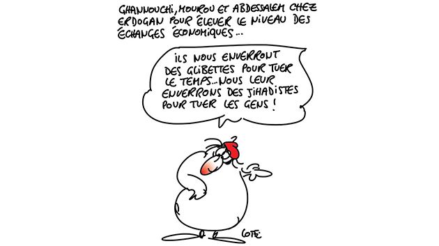 Caricature du lundi 5 septembre 2016