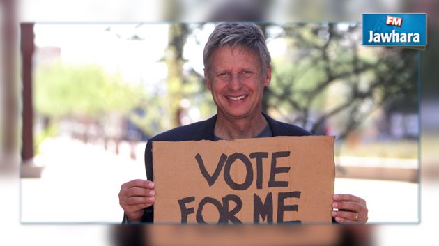 Gary Johnson, candidat à la présidence américaine, demande