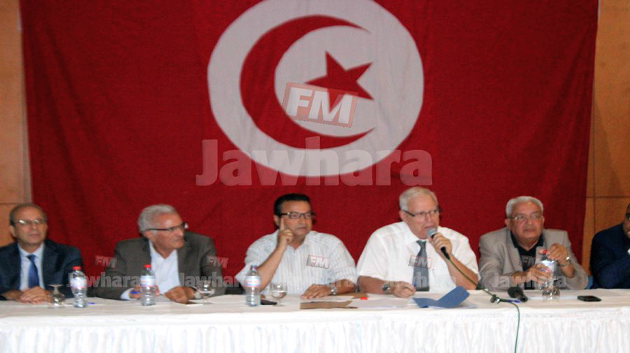 Photos de la réunion urgente des leaders de Nidaa Tounes