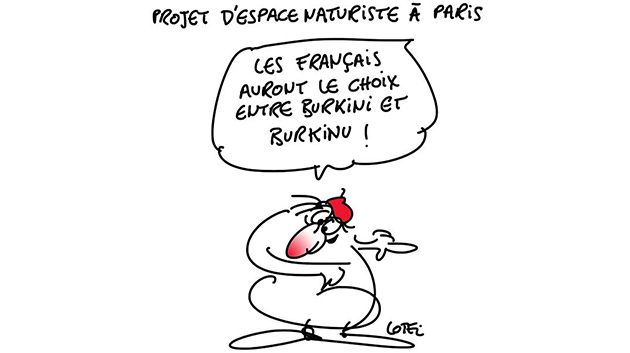 Caricature du jeudi 29 septembre 2016