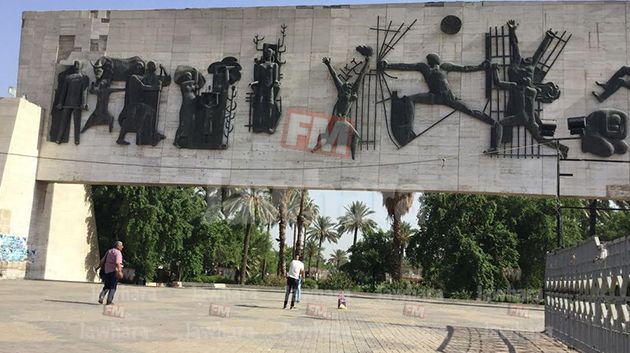 Photos de la délégation des journalistes tunisiens en visite à Bagdad