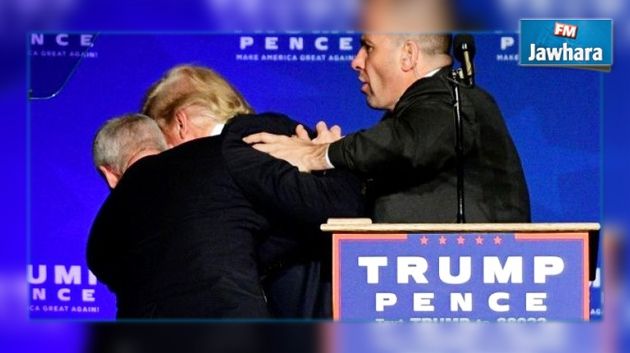 Donald Trump évacué lors d'un meeting après une fausse alerte