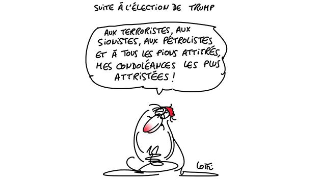Caricature du jeudi 10 novembre 2016