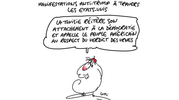 Caricature du samedi 12 Novembre 2016