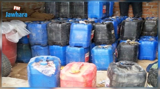 Le Kef : Plus de 10 mille litres d’essence de contrebande saisis