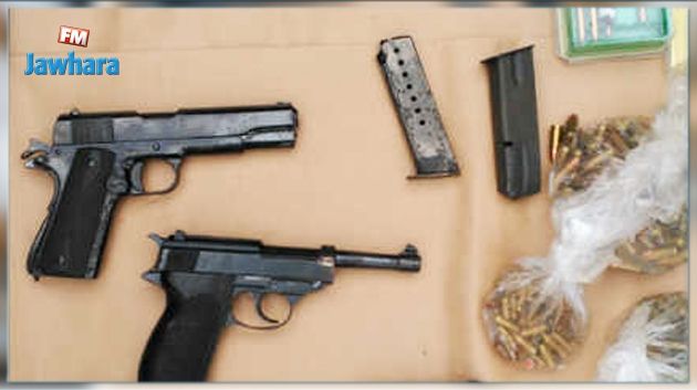 Gabès : Arrestation d’un individu en possession de 2 pistolets et des munitions