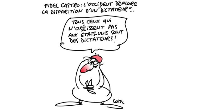 Caricature du Dimanche 27 Novembre 2016