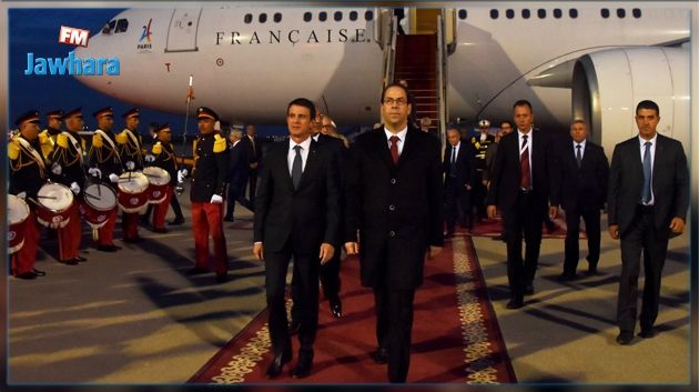 Youssef Chahed accueille Manuel Valls