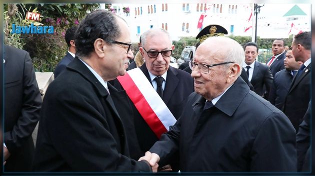 Béji Caid Essebsi préside la cérémonie de commémoration de l'assassinat de Farhat Hached