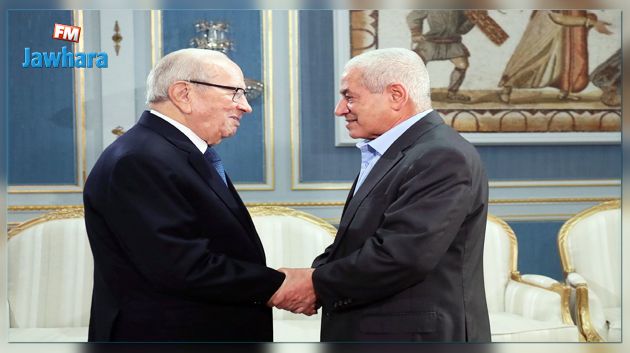 Le président de la République s'entretient avec Houcine Abassi