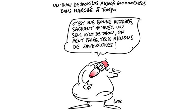Caricature du vendredi 6 janvier 2017