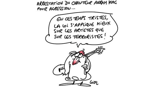 Caricature du samedi 7 janvier 2017