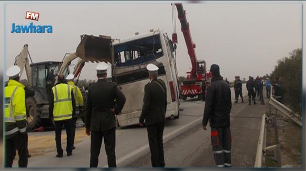 Renversement du bus transportant l'équipe des cadets du Stade Tunisien