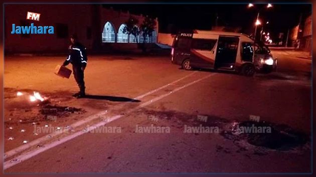 Affrontements nocturnes à Gafsa : Deux policiers blessés