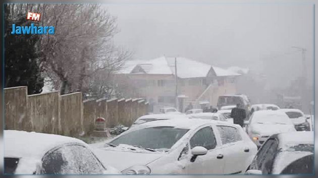 Neige : Voici les routes bloquées à Jendouba