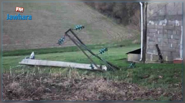 Vents forts : Coupure d'électricité et chutes de poteaux électriques dans certains endroits