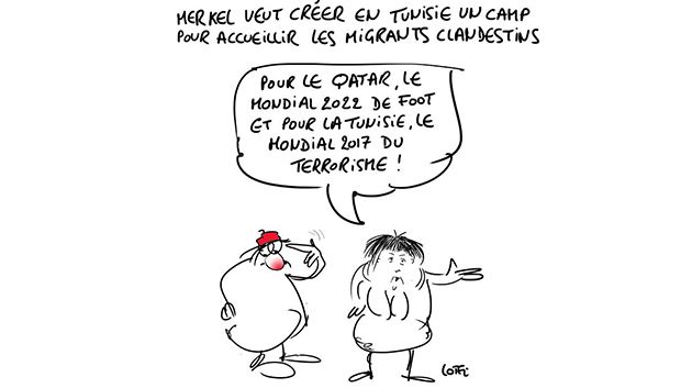 Caricature du jeudi 16 février 2017