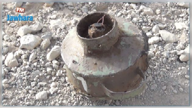 Explosion d'une mine au Mont Semmama