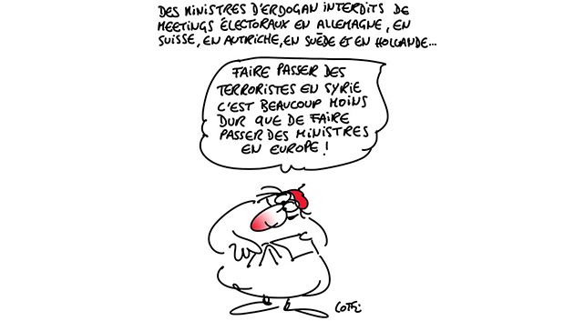 Caricature du lundi 13 mars 2017