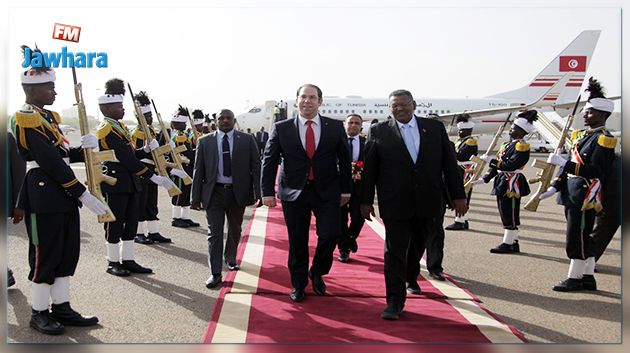 Youssef Chahed à Khartoum pour une visite officielle de deux jours