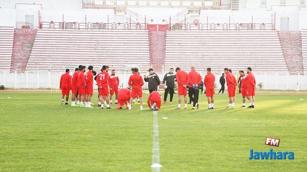 Dernière séance d'entraînement de la sélection nationale avant son match contre le Cameroun
