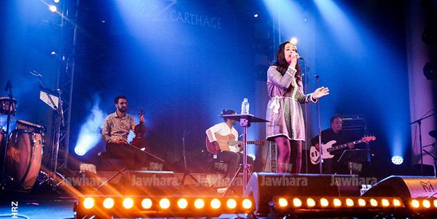 Jazz à Carthage:  Nabila Maan (Maroc)  Cocoon (France)