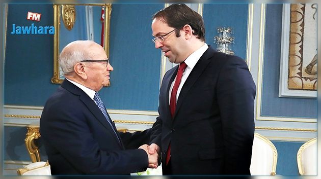 Le dossier de la corruption au cœur d'une rencontre entre Chahed et Caïd Essebsi