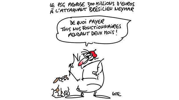 Caricature du lundi 31 juillet 2017