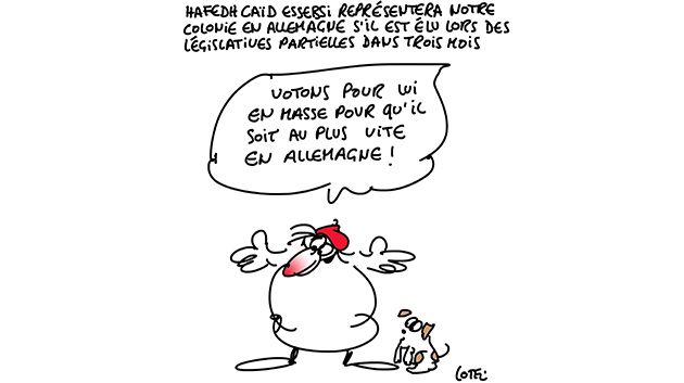 Caricature du vendredi 8 septembre 2017