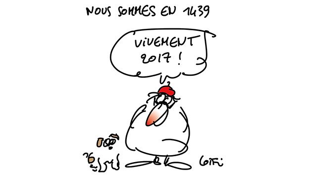 Caricature du jeudi 21 septembre 2017