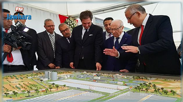 Caid Essebsi se rend à la station d’assainissement Sousse-Hamdoun