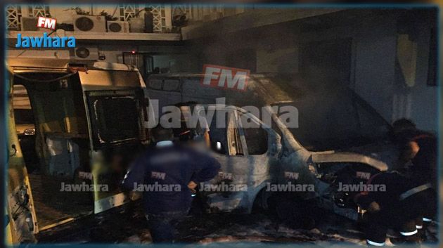 Sousse : L'incendie au parking de la poste maîtrisé