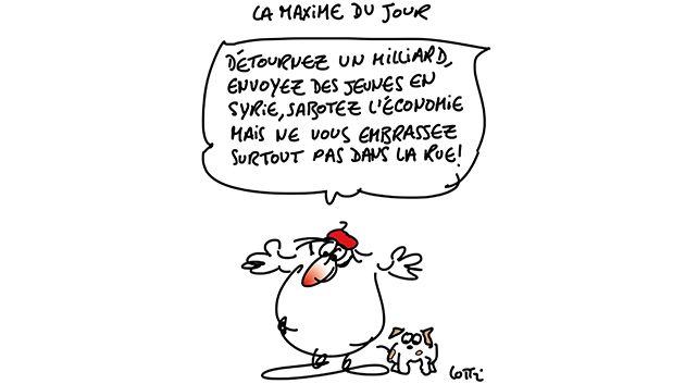 Caricature du lundi 9 Octobre 2017