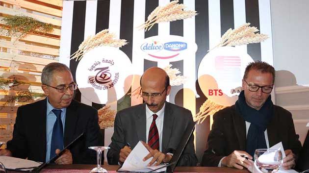 L’Université de Jendouba, Délice Danone et la Banque Tunisienne de Solidarité (BTS) lancent le projet LaitEspoir