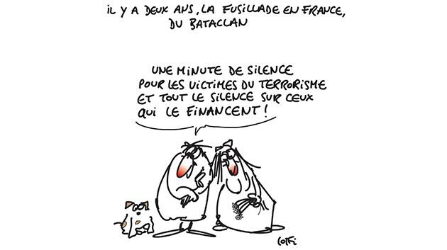 Caricature du lundi 13 novembre 2017